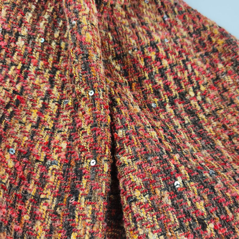 Red and Black Lattice Yarn-Dye - Sewing Tweed 리뷰 및 가격