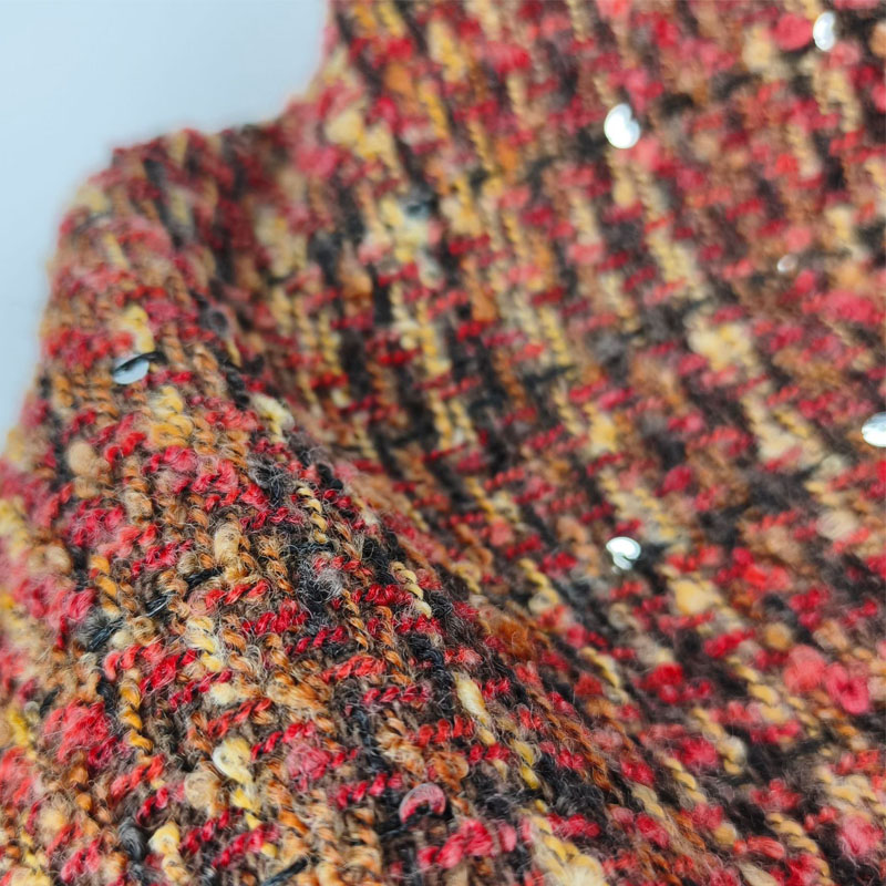 Red and Black Lattice Yarn-Dye - Sewing Tweed 리뷰 및 가격