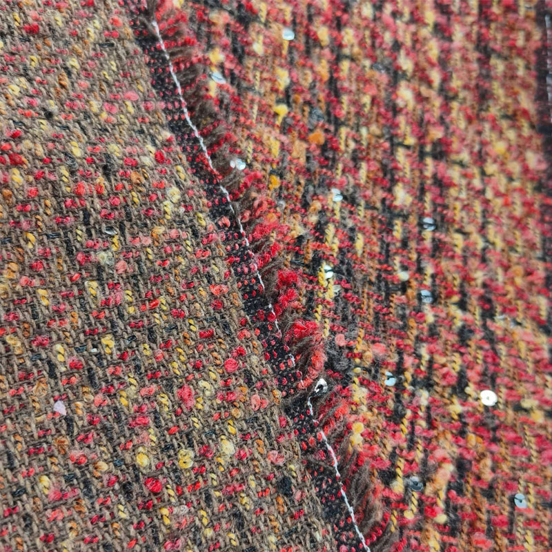 Red and Black Lattice Yarn-Dye - Sewing Tweed 리뷰 및 가격