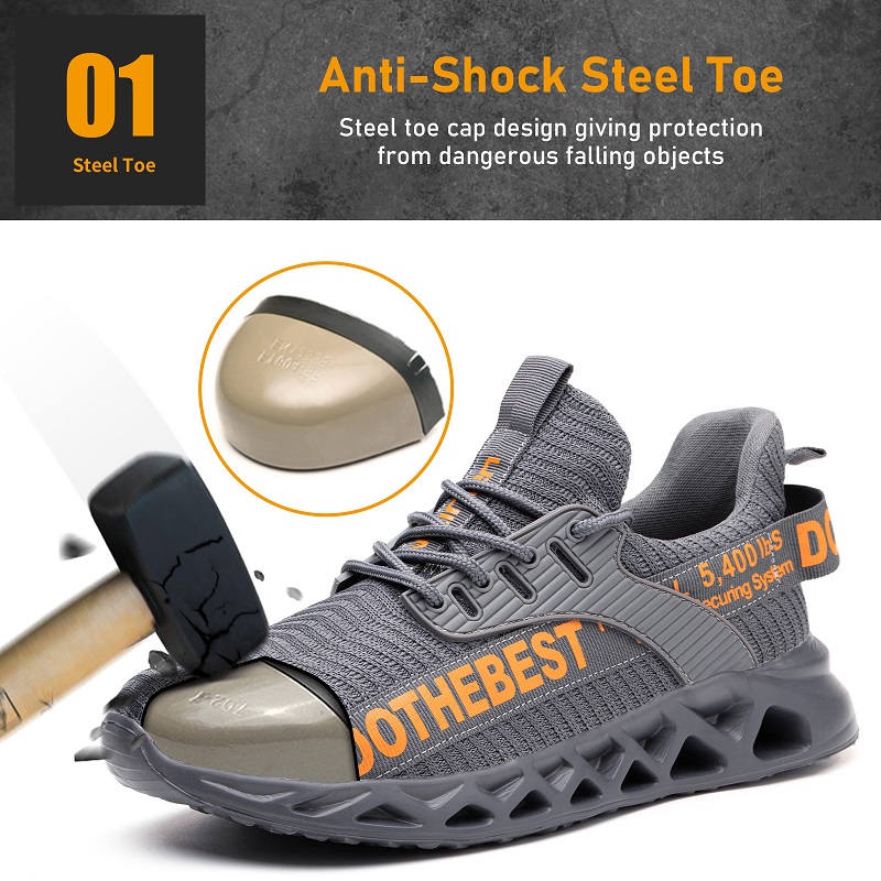 Steel Toe Safety Shoes for Men - Sewing Net 리뷰 및 가격